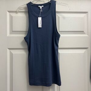 James Perse Deep Blue Tank Top